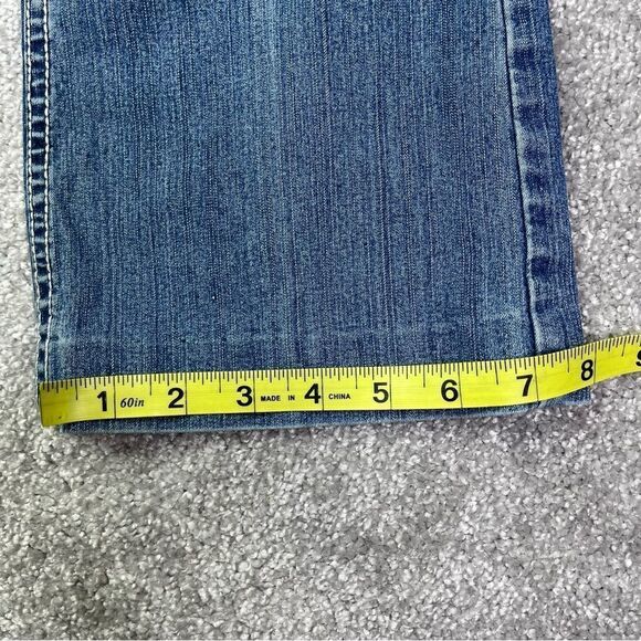 YMI Jeans Women's 3 Blue Bootcut Medium Wash Low Rise Stretch Y2K Juniors Teen - Picture 13 of 13